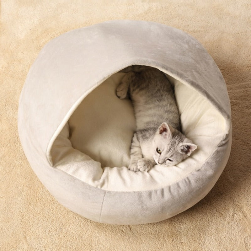 Gezellige Ronde Kalmerende Kattenhol Bed