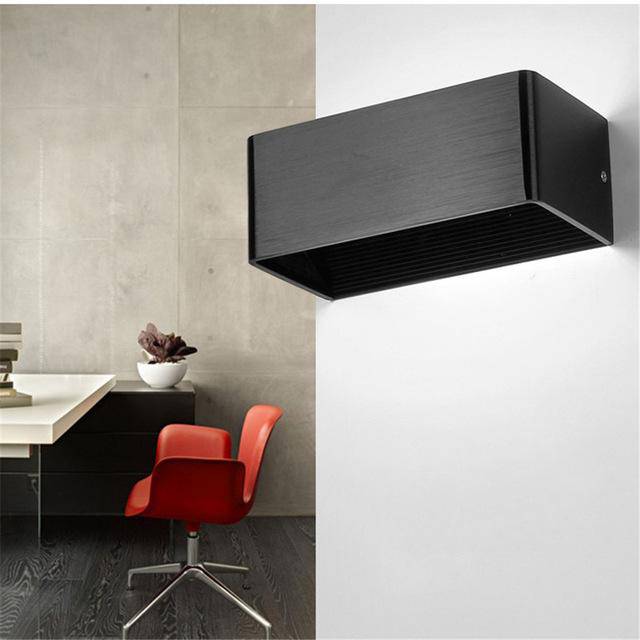 LED-wandlamp van aluminium