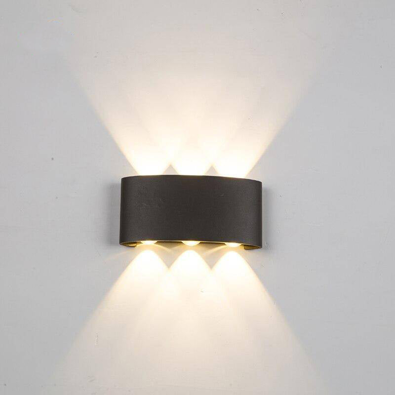 LED Wandlamp Buiten (zwart of wit)