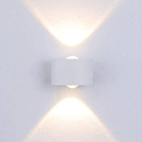 LED Wandlamp Buiten (zwart of wit)