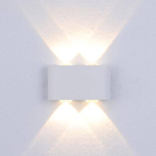 LED Wandlamp Buiten (zwart of wit)