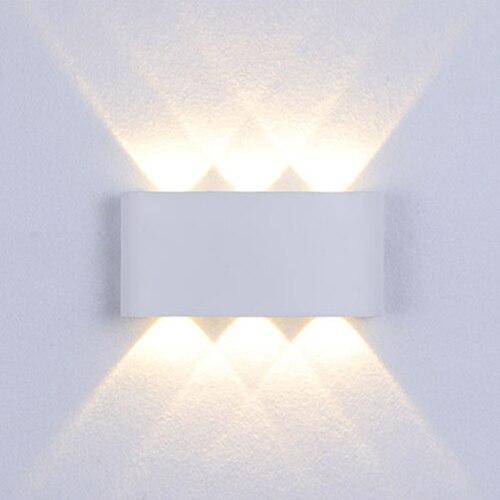LED Wandlamp Buiten (zwart of wit)