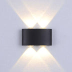 LED Wandlamp Buiten (zwart of wit)