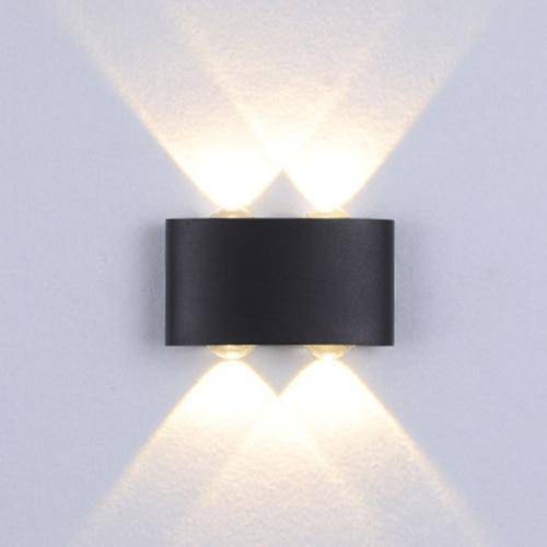 LED Wandlamp Buiten (zwart of wit)