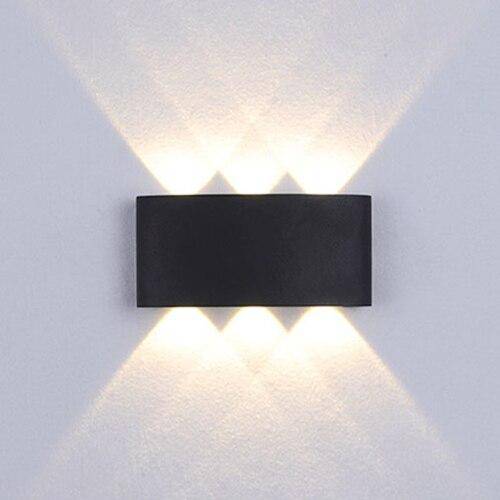 LED Wandlamp Buiten (zwart of wit)