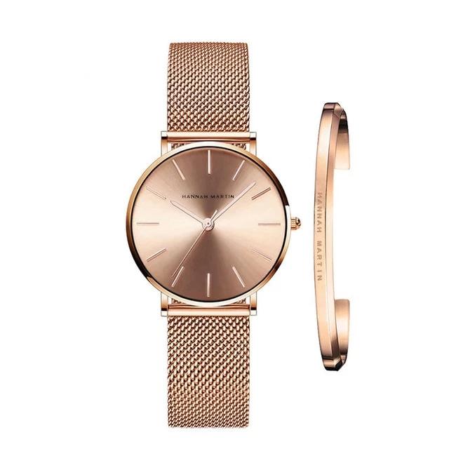 Horloge Gratis Armband Prachtige Moederdag Set Cadeautje