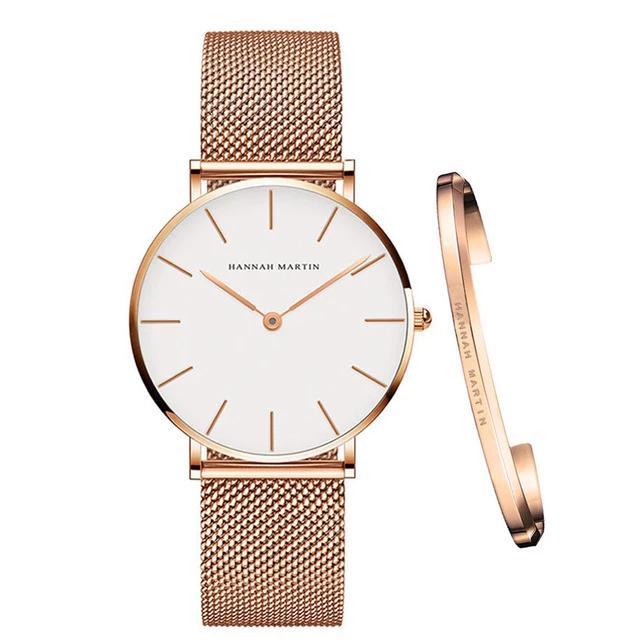 Horloge Gratis Armband Prachtige Moederdag Set Cadeautje