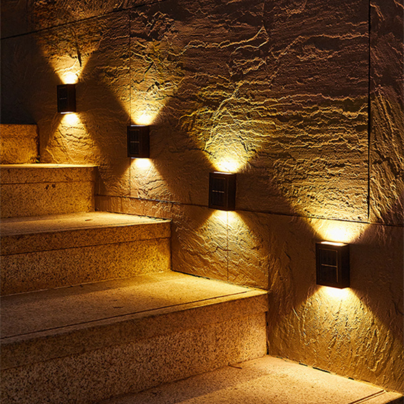 SolarLuxe I LED Wandlamp op Zonne-energie – Automatische Werking
