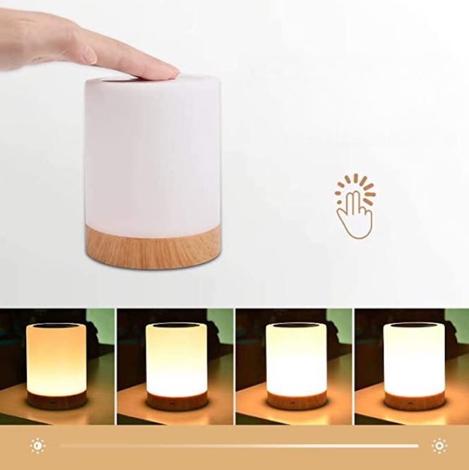 SoftGlow - LED Draadloos Touch-Bedlampje