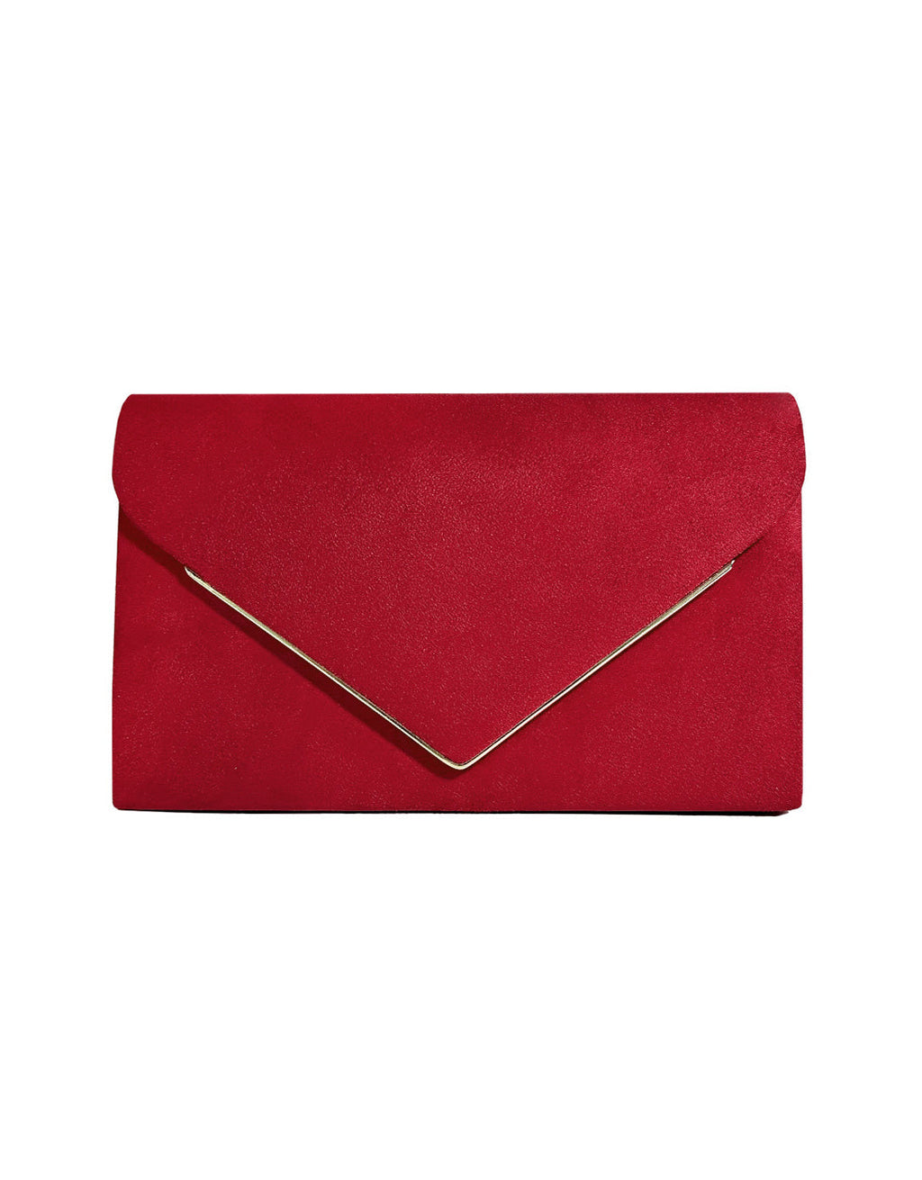 Segreto Suède-stijl Fluwelen Envelop Handtas