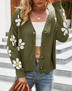Rozemarijn Cardigan Met Bloemenprint Gebloemde Cardigan