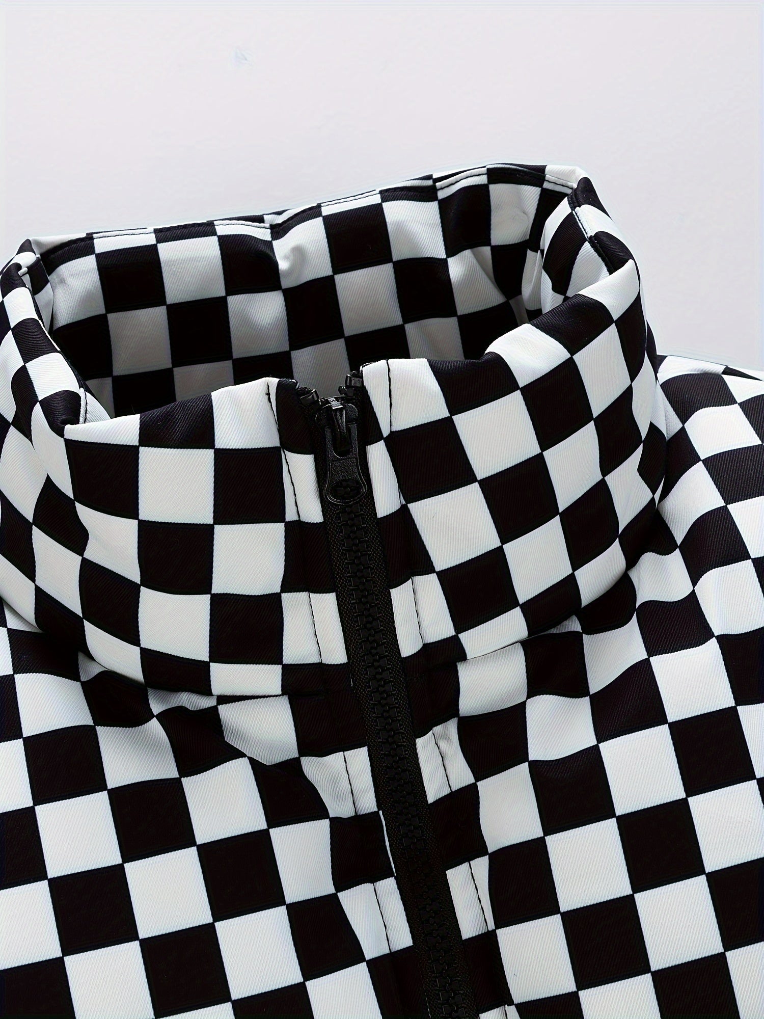 Pufferjas Geruit Voor Heren Met Normale Pasvorm Stijlvol - Pufferjas - Winterjas