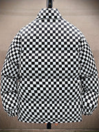 Pufferjas Geruit Voor Heren Met Normale Pasvorm Stijlvol - Pufferjas - Winterjas