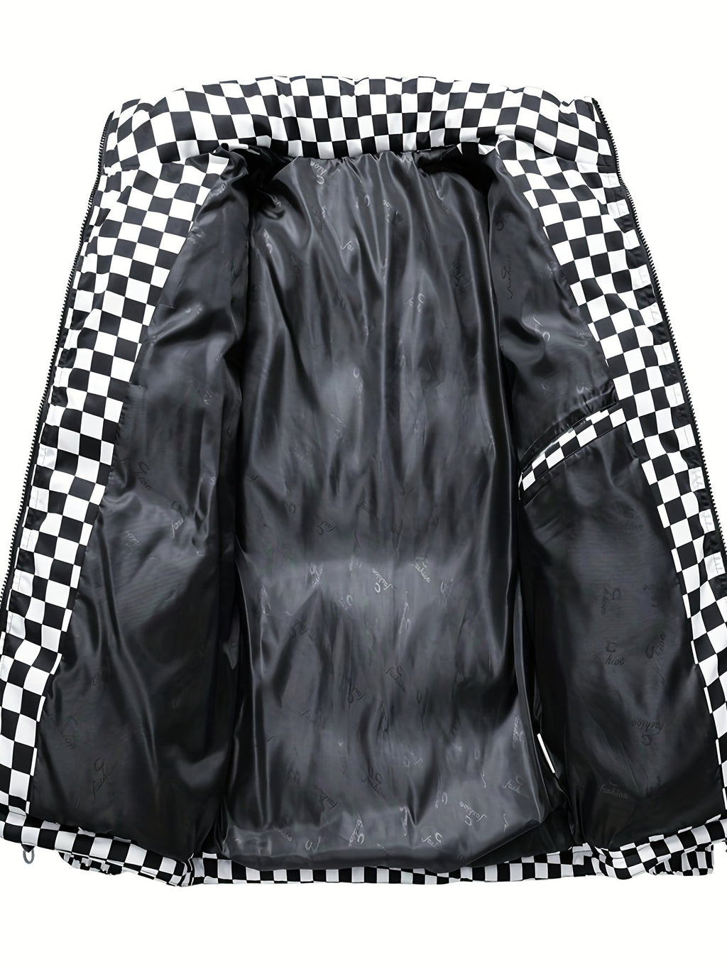 Pufferjas Geruit Voor Heren Met Normale Pasvorm Stijlvol - Pufferjas - Winterjas