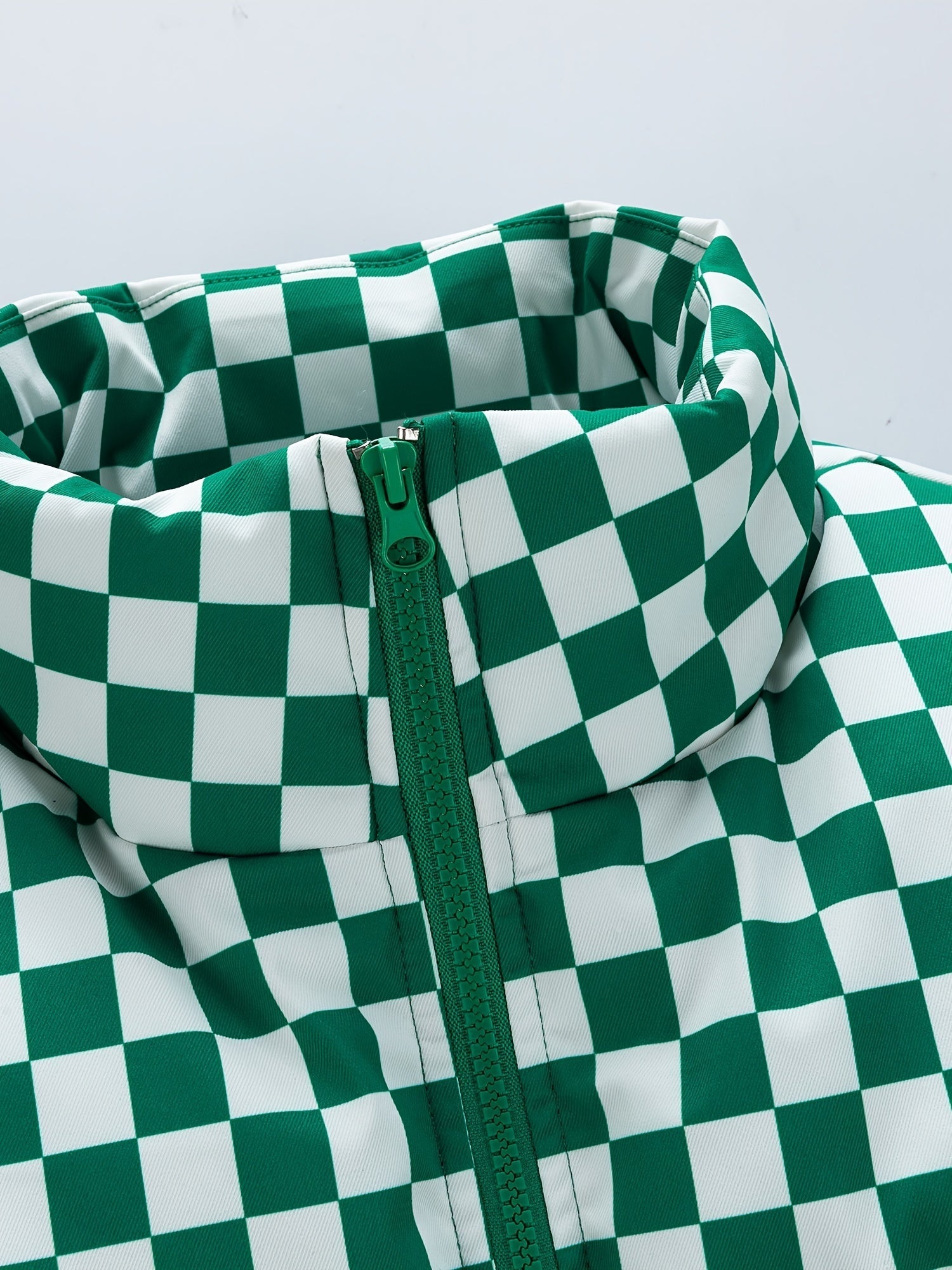 Pufferjas Geruit Voor Heren Met Normale Pasvorm Stijlvol - Pufferjas - Winterjas