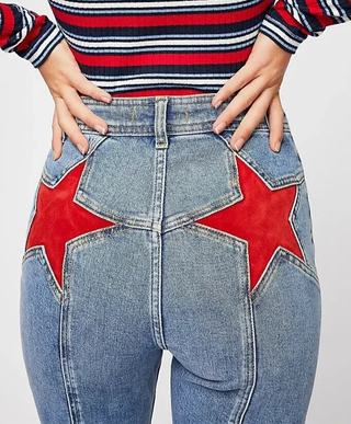 Wie is dat Meisje Flared Jeans voor Dames met Hoog Taille