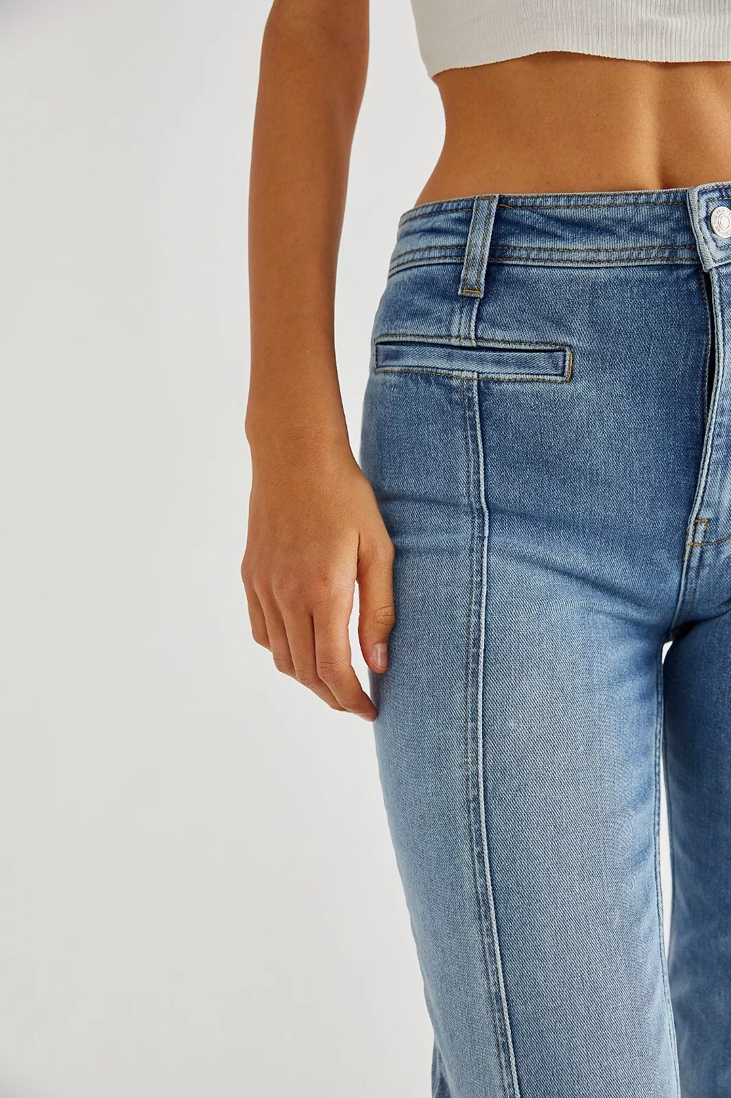 Wie is dat Meisje Flared Jeans voor Dames met Hoog Taille