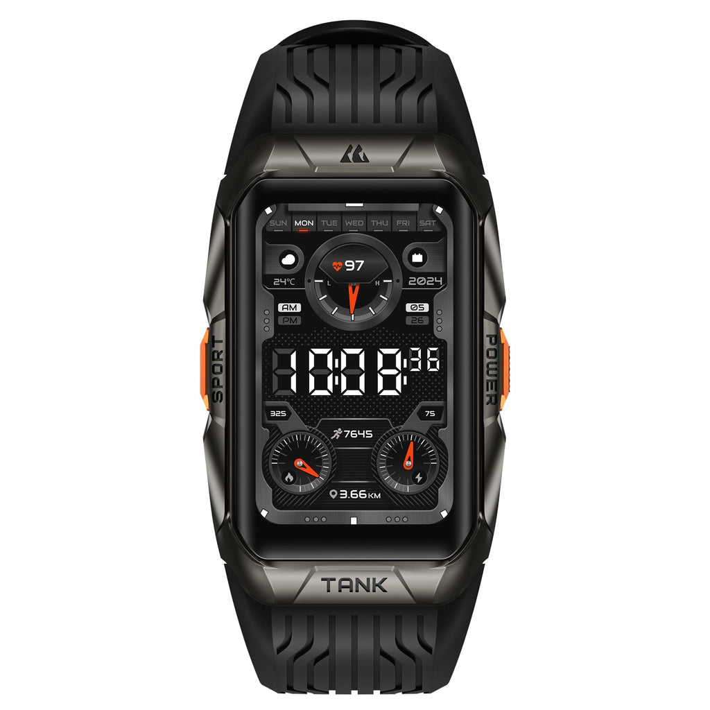 KOSPET TANK X2 ULTRA Smartwatch Met Militaire Testen en Waterdichtheid