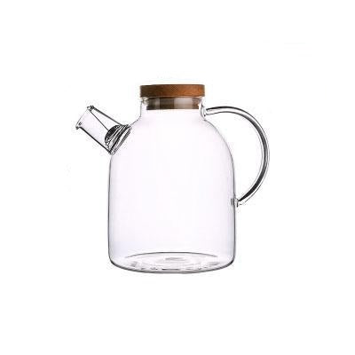 Grote Scandinavische Glazen Theepot Set