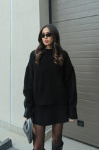 Damure - Cozy Knit 2-delige Trui en Rok set