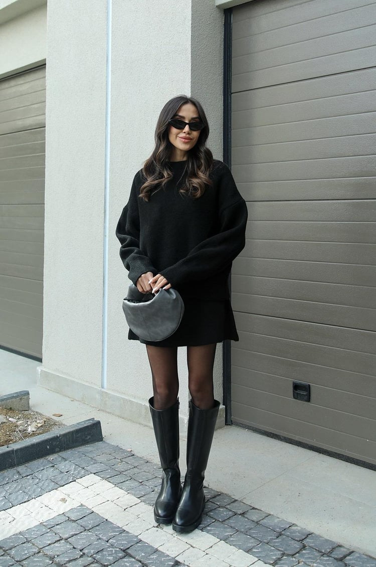 Damure - Cozy Knit 2-delige Trui en Rok set