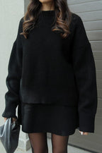 Damure - Cozy Knit 2-delige Trui en Rok set