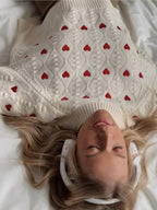 Pullover Herzstück Zachte Damestrui Met Hartdetail Comfort