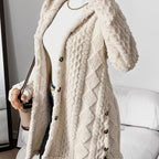 Dames Fluffy Teddy Hoodie Jas Loszittend Comfort Warm Casual - Tussenjas
