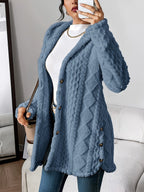Dames Fluffy Teddy Hoodie Jas Loszittend Comfort Warm Casual - Tussenjas