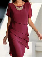 Sophie Stijlvolle Tummy-Control Jurk voor Elegante Gelegenheden en Dagelijkse Draagstijl met Flatterend silhouet, Luxe Comfort en Verenigbare Casual en Formele Looks