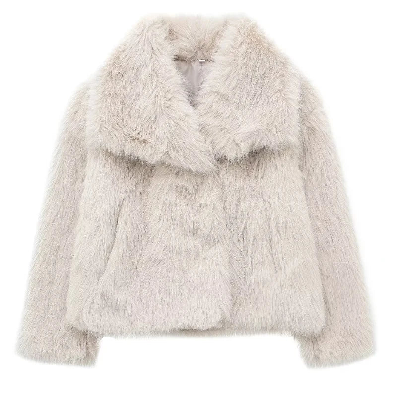 Dames Zachte Bontjas Warmte En Stijl - Tussenjas