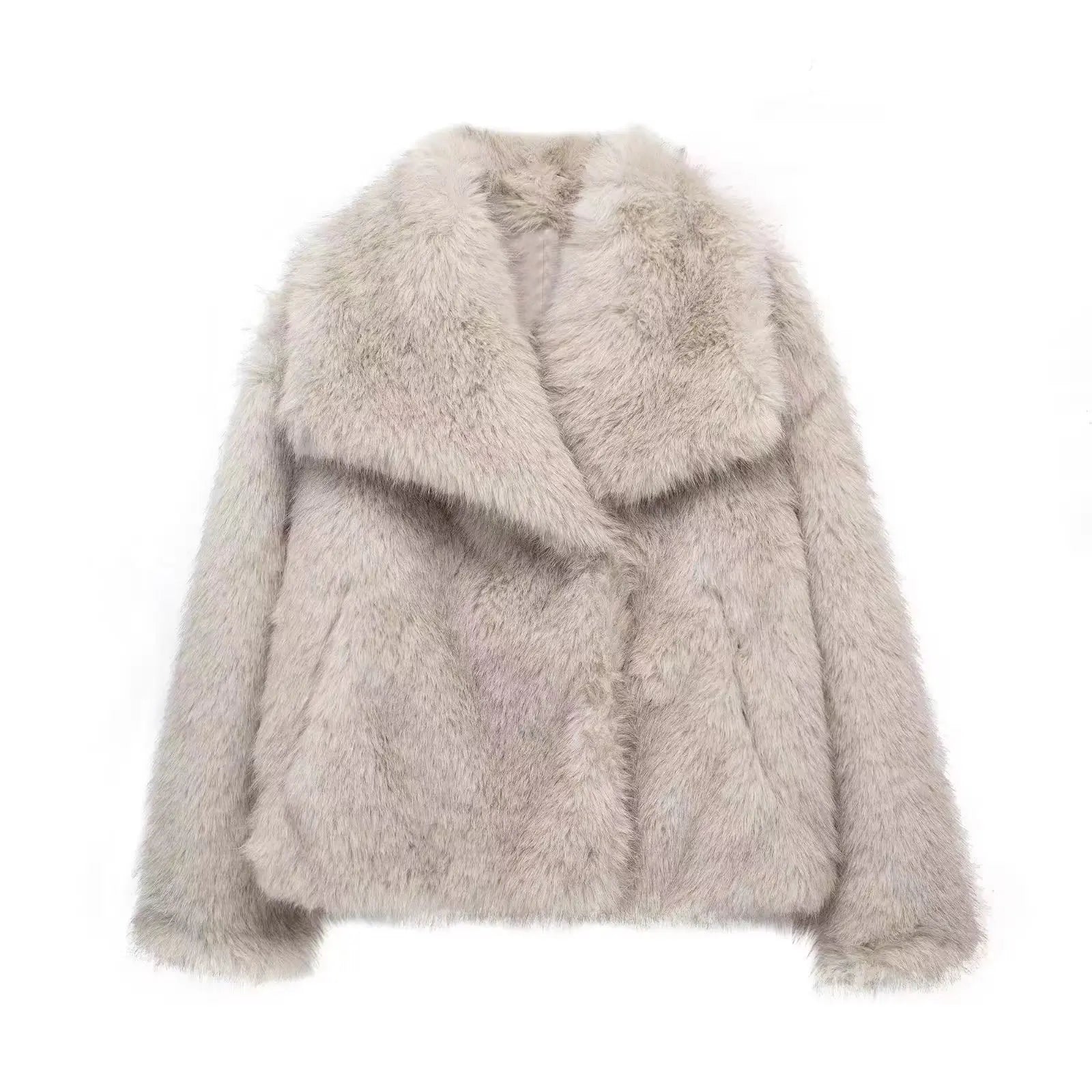 Dames Zachte Bontjas Warmte En Stijl - Tussenjas