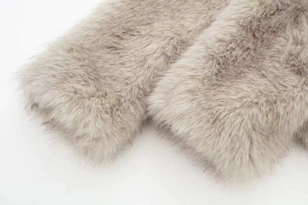 Dames Zachte Bontjas Warmte En Stijl - Tussenjas