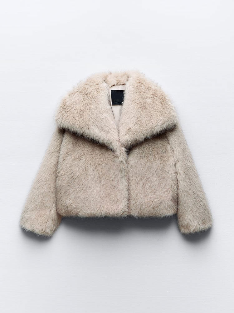 Dames Zachte Bontjas Warmte En Stijl - Tussenjas