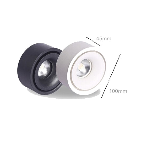 Moderne LED inbouwspot rond in metaal Lory