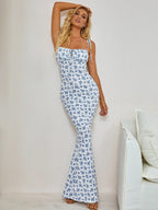 Fiona Bloemenprint Jurk met stretch