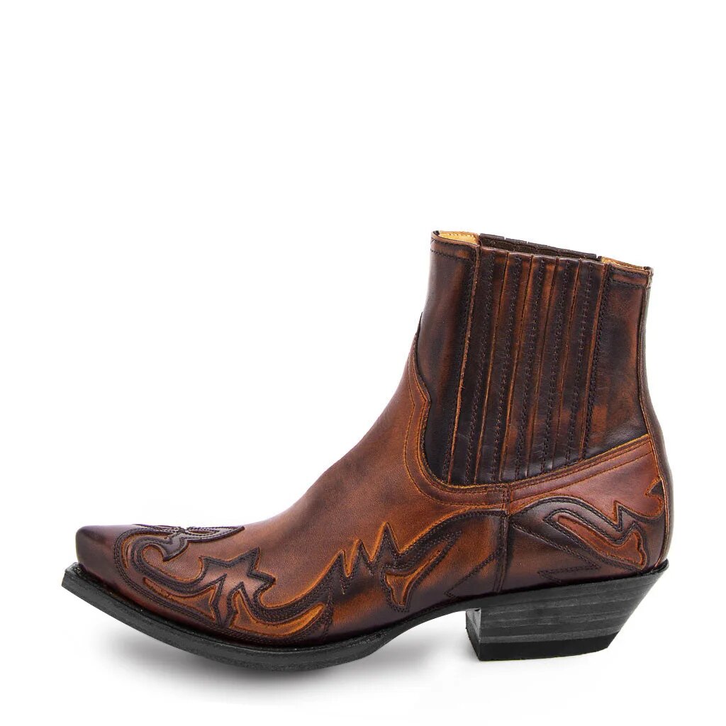 Hommes - Leren Westerse Cowboylaarzen