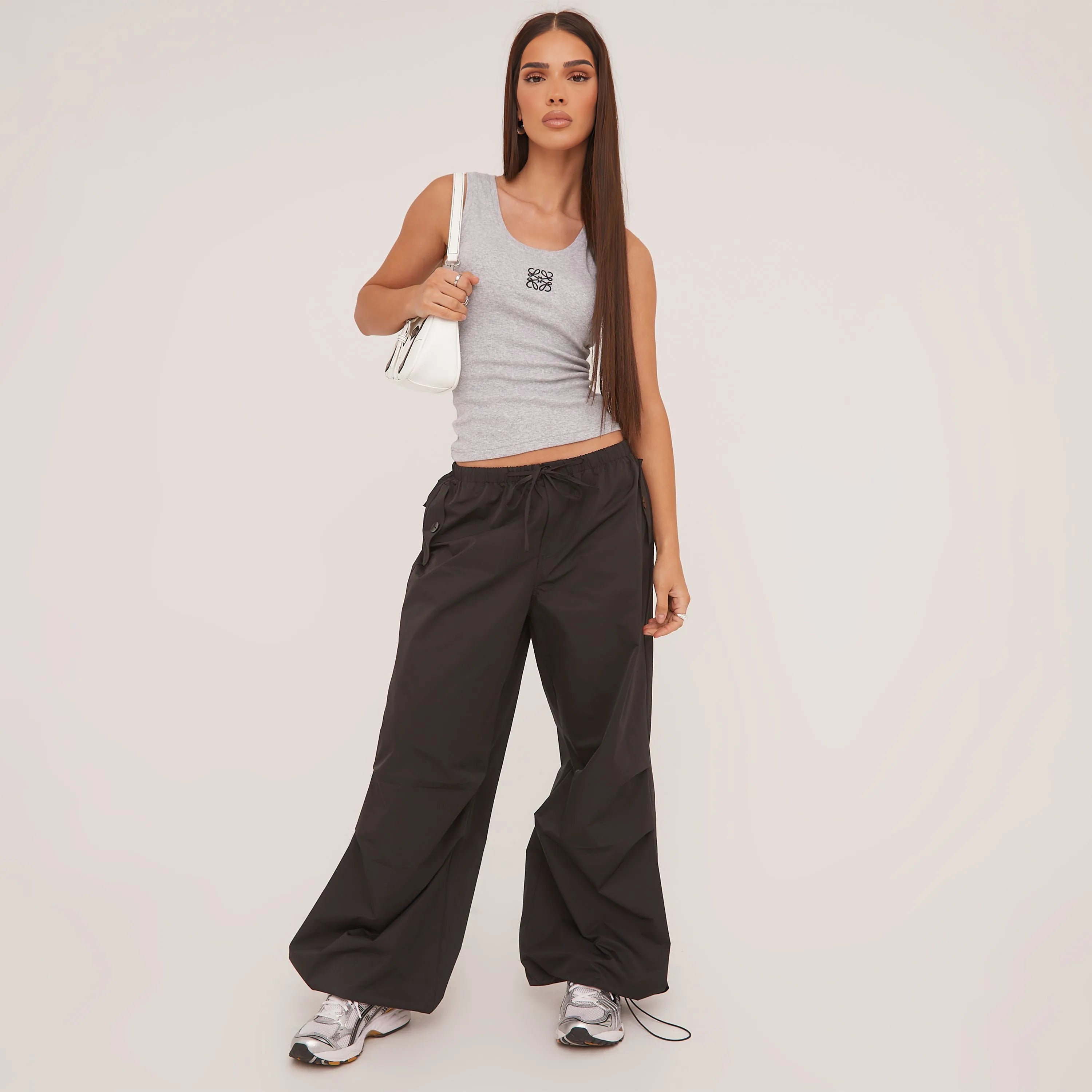 Tanktop Zijdeachtig Katoen Minimalistisch Zomer Lichtgewicht