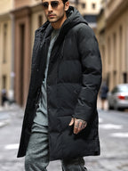 Winterpuffer Met Capuchon En Zakken Hoogwaardig Materiaal - Pufferjas - Winterjas