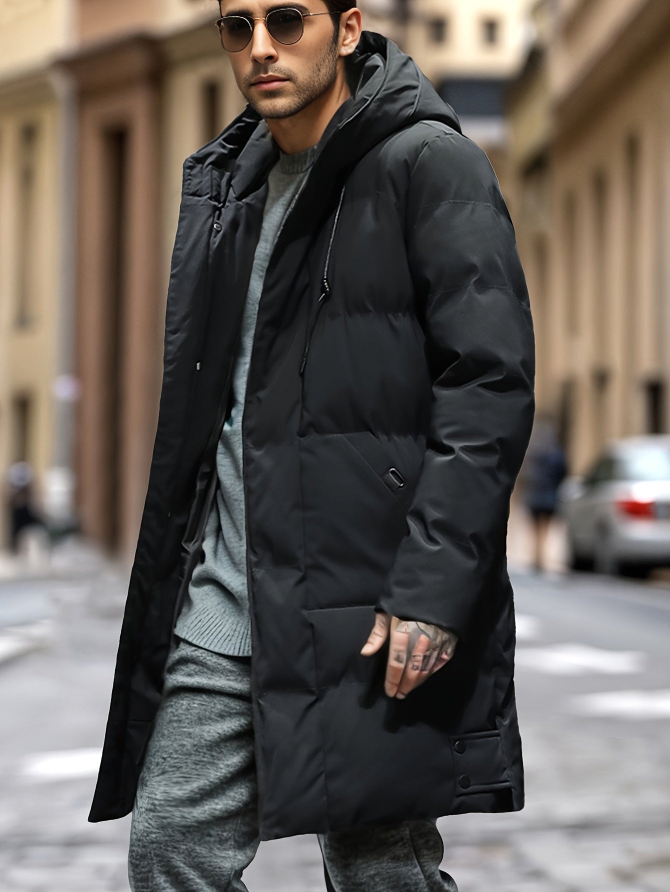 Winterpuffer Met Capuchon En Zakken Hoogwaardig Materiaal - Pufferjas - Winterjas