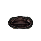 De Alicia Handtas Vegan Leren Schoudertas met Goudkleurige Hardware