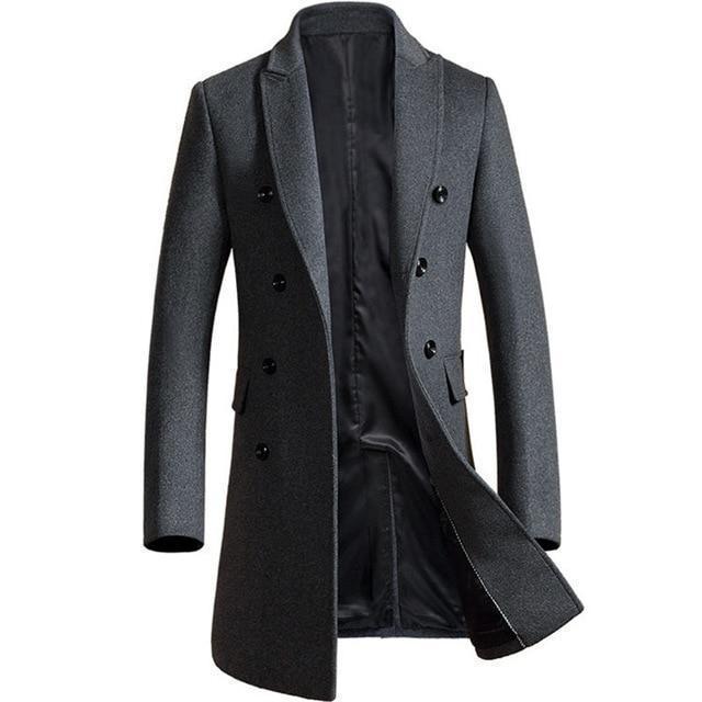 Jas Dubbelzijdig Heren Formeel Casual Warm Comfortabel
