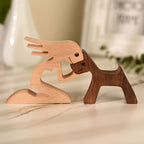 ArtZ® Noordse Houten Hondensculpturen
