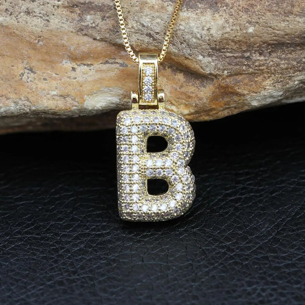 Ballon Initiële Charm Ketting