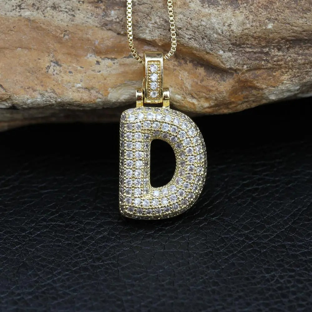 Ballon Initiële Charm Ketting