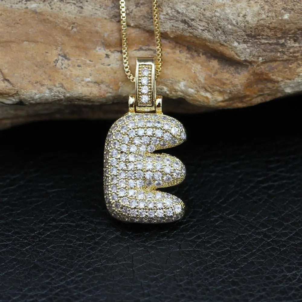 Ballon Initiële Charm Ketting