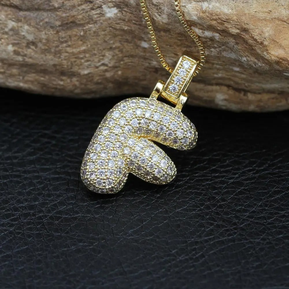 Ballon Initiële Charm Ketting