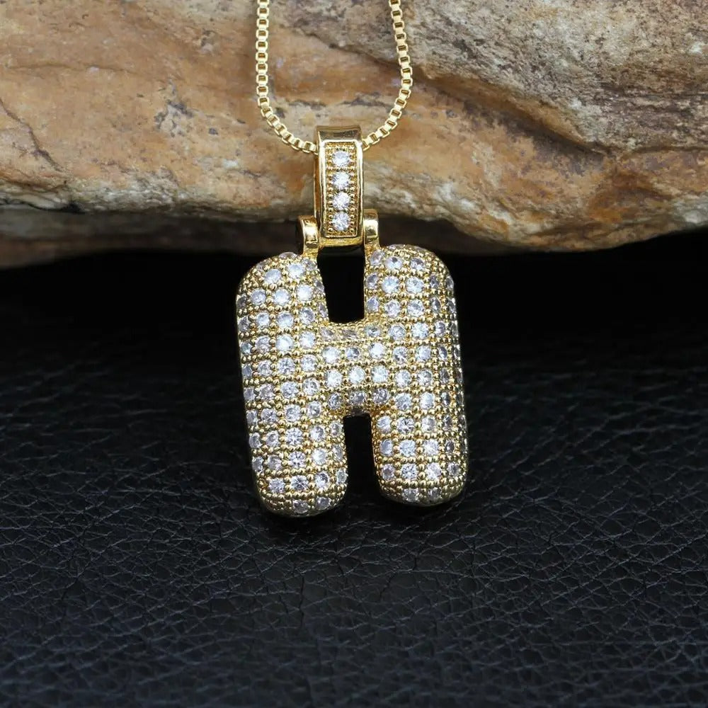 Ballon Initiële Charm Ketting
