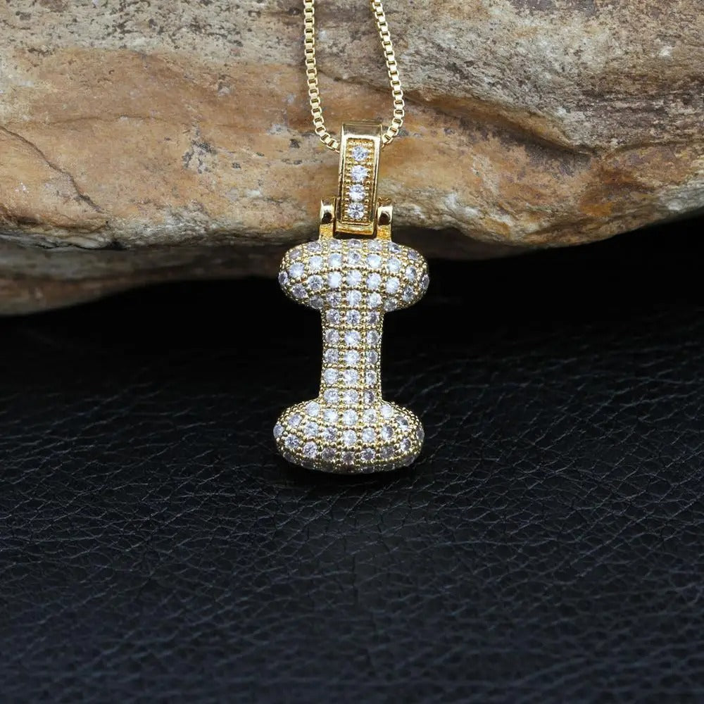 Ballon Initiële Charm Ketting