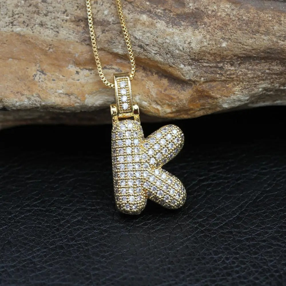 Ballon Initiële Charm Ketting